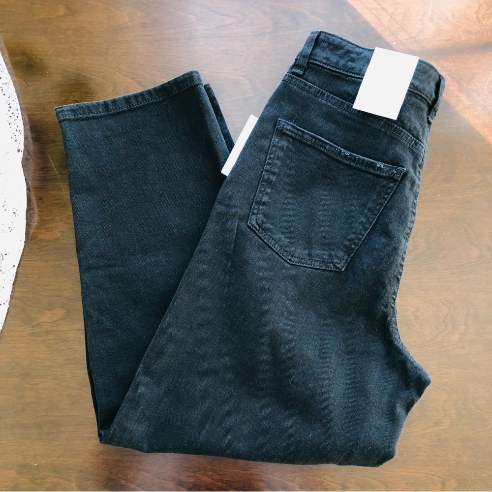 STYLE & CO. WOMENS JEANS SIZE 6P WASHED BLACK VINTAGE CLASSIC MOM JEAN - Picture 10 of 15